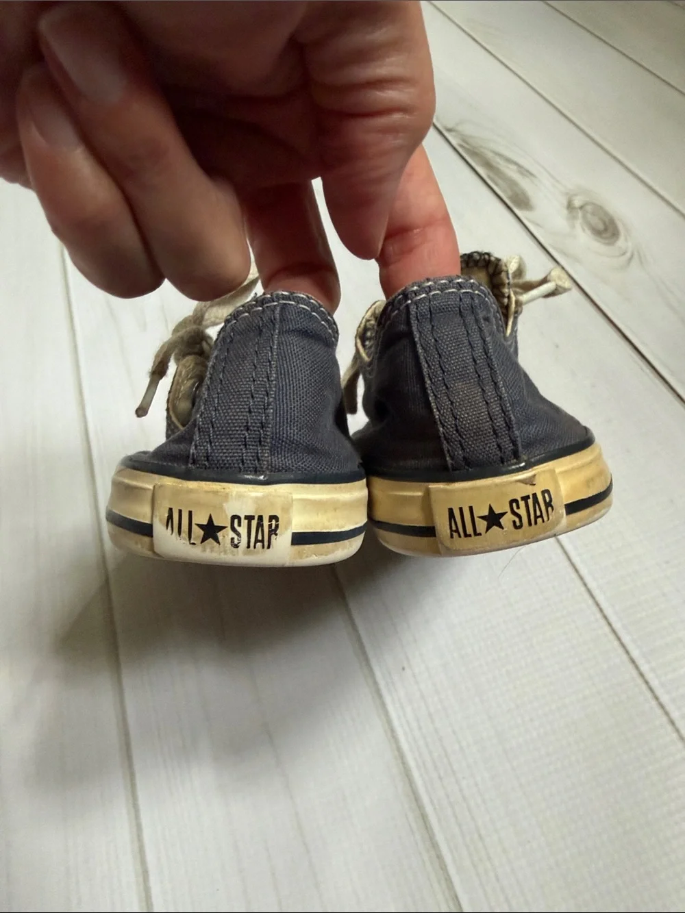 Converse Kids Low Top Sneakers - Black with Cream Accents